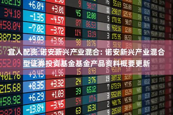 宜人配资 诺安新兴产业混合: 诺安新兴产业混合型证券投资基金基金产品资料概要更新